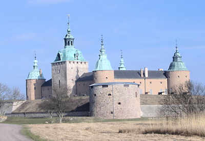 innergården på Kalmar slott Innergården på Kalmars slott