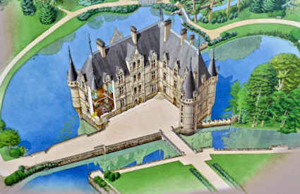 Azay-le-Rideau, Frankrike Azay-le-Rideau, Frankrike