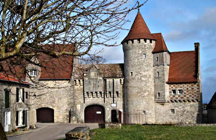 Hattonchâtel Chateau, Frankrike Hattonchâtel