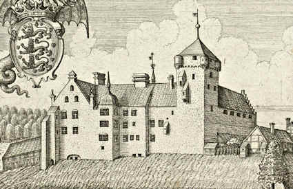 Dragsholms slott år 1650 Dragsholms slott år 1650