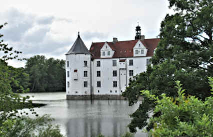 Glücksburg slott, Tyskland Glücksburg slott, Tyskland