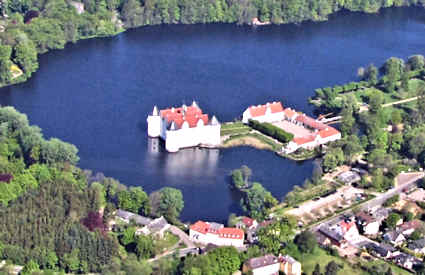 Glücksburg slott, Tyskland Glücksburg slott, Tyskland