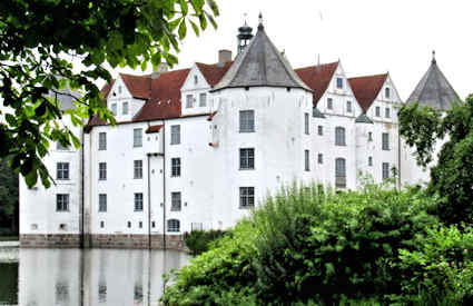 Glücksburg slott, Tyskland Glücksburg slott, Tyskland