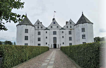 Glücksburg slott, Tyskland Glücksburg slott, Tyskland
