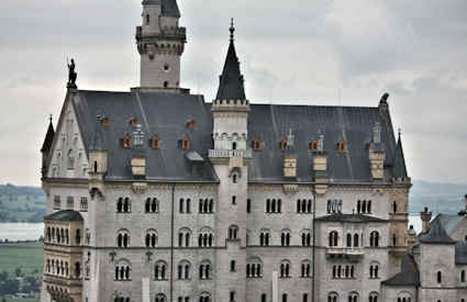 Neuschwanstein, Bayern, Tyskland Neuschwanstein, Bayern, Tyskland