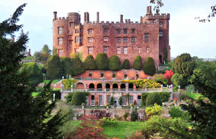 Powis slott, Wales