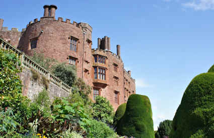 Powis slott, Wales