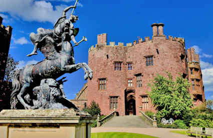 Powis slott, Wales