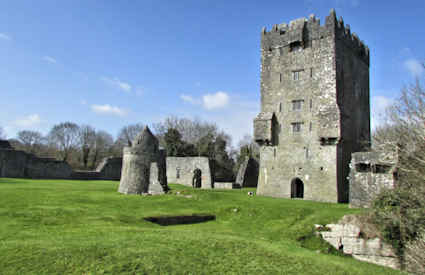 Aughnanure kastal, Galway, Irland Aughnanure kastal, Galway, Irland